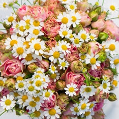 Spezialist für Hochzeitsfloristik Schöner Hochzeitsblumenstrauß.